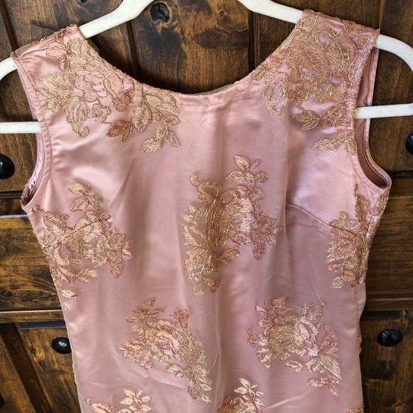 BOSTON PROPER🌷Golden Rose Lace Corset Tie Dress - Picture 11 of 11
